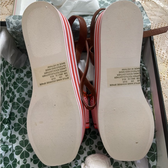 Kate Spade Highrise Spade Sandal Wedge - Picture 2 of 8